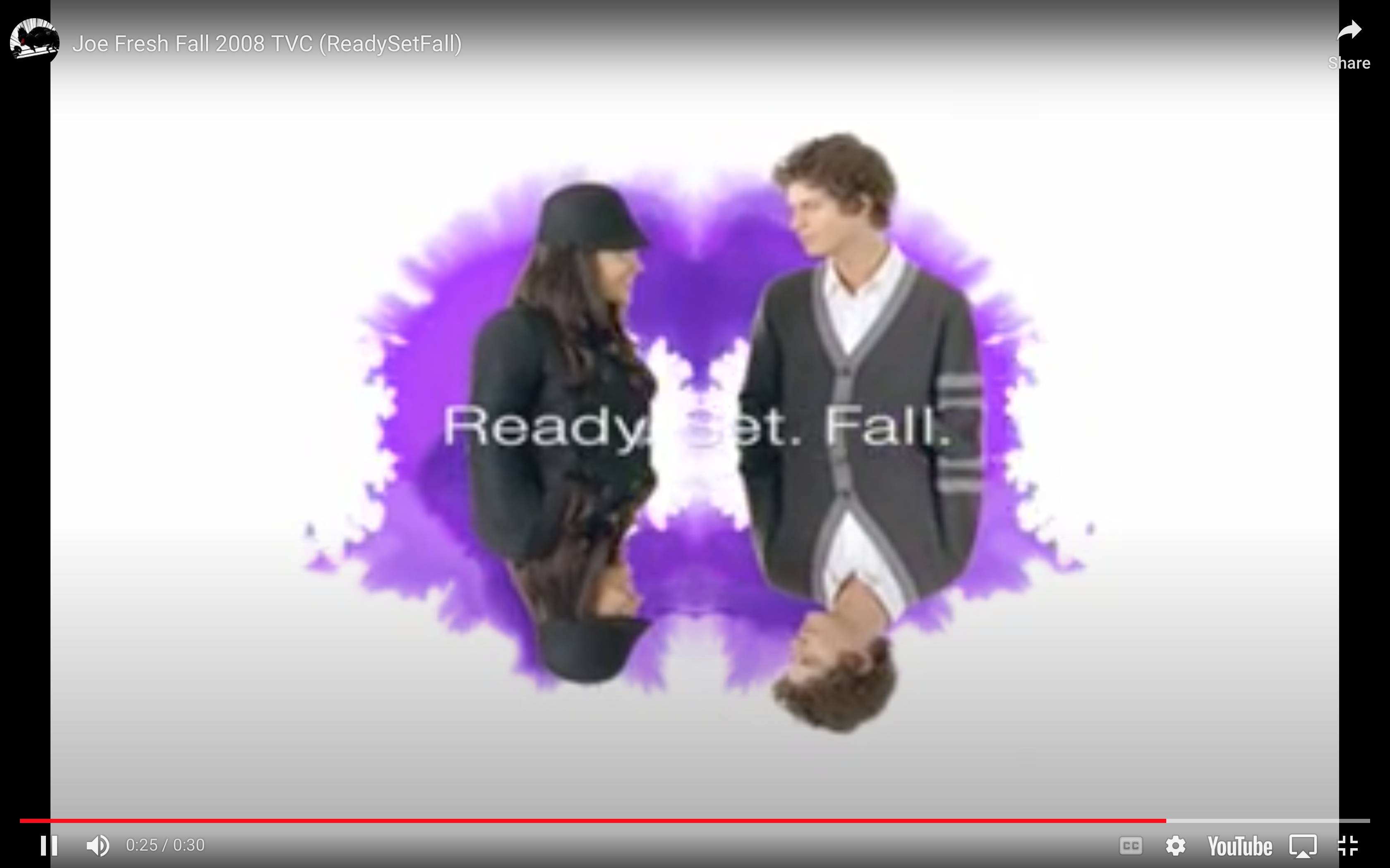 Joe Fresh “Ready Set Fall” 2008 TV Commercial